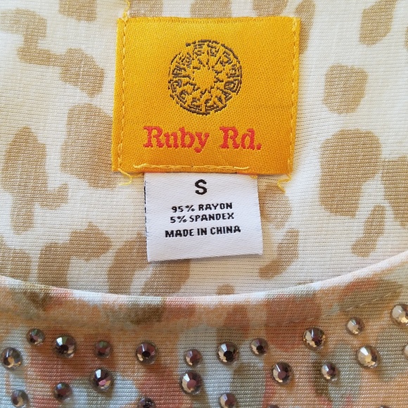 Ruby Rd Embellished Tunic - Picture 5 of 5